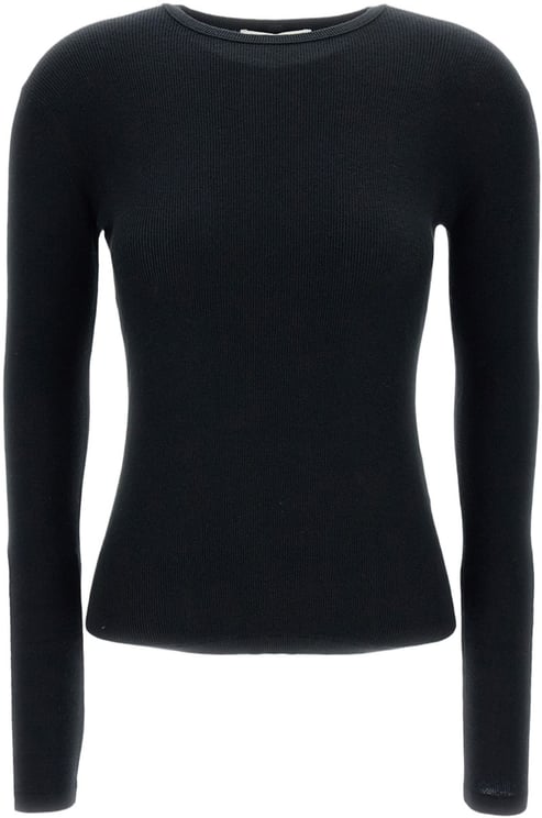 Lisa Yang Ribbed Long-Sleeve T-Shirt With Crewneck