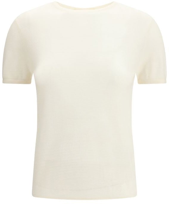 Lisa Yang Lisa Yang White Cashmere T-Shirt
