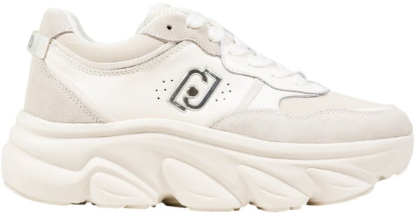 Liu Jo Liu Jo White Artificial Leather Chunky Sneakers
