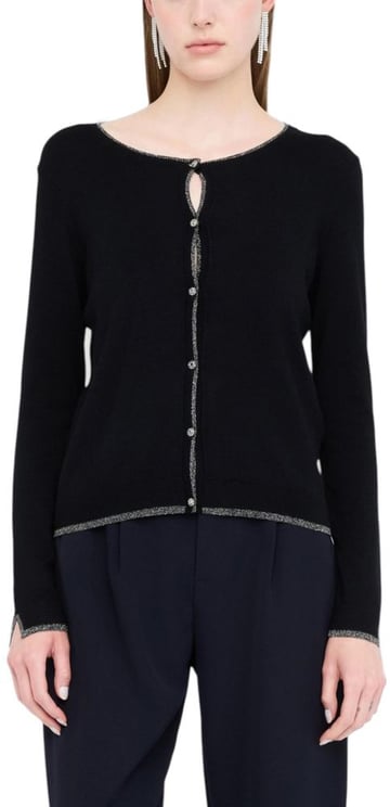 Liu Jo Liu Jo Black Textile Cardigan