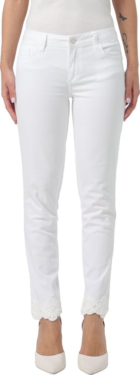 Liu Jo Liu Jo White Cotton Skinny Jeans