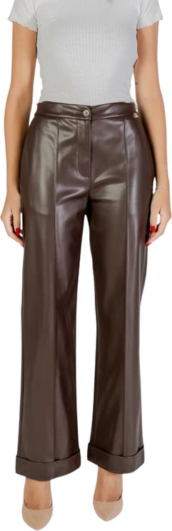Liu Jo Liu Jo Brown Polyester Casual Pants