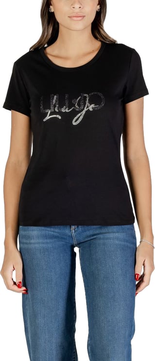 Liu Jo Liu Jo Black Cotton T-Shirt