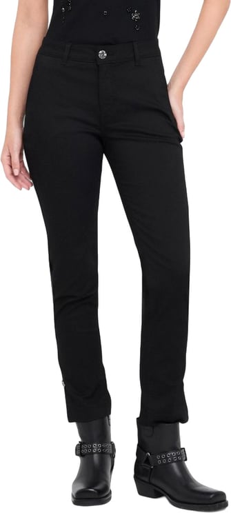 Liu Jo Liu Jo Black Cotton Dress Pants