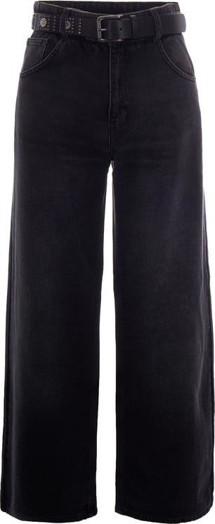 Liu Jo Jeans Denim Black Belt Was