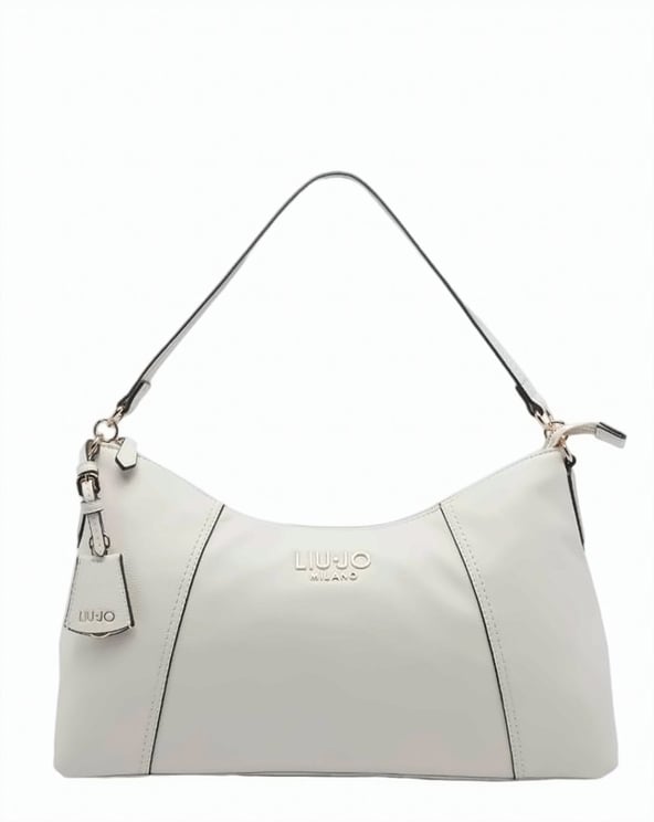 Liu Jo Cream Shoulder Zip Bag