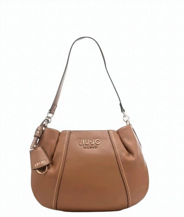 Liu Jo Beige Logo Shoulder Bag