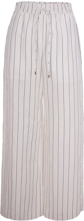 Liu Jo Trousers Bianco Lana/Nero
