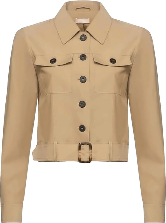 Liu Jo Belted Structured Collar Jacket