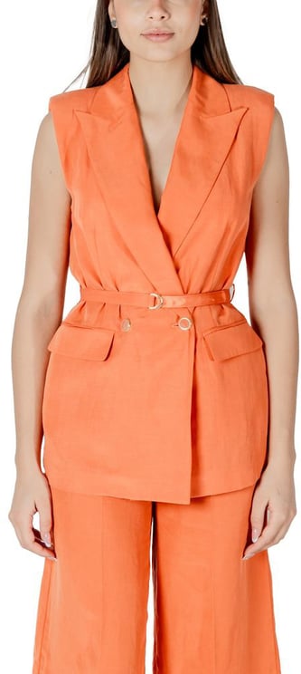 Liu Jo Liu Jo Orange Lyocell Waistcoat