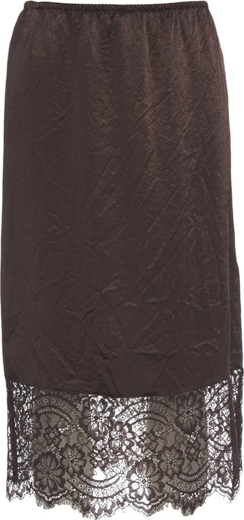 Liu Jo Satin skirt with lace details