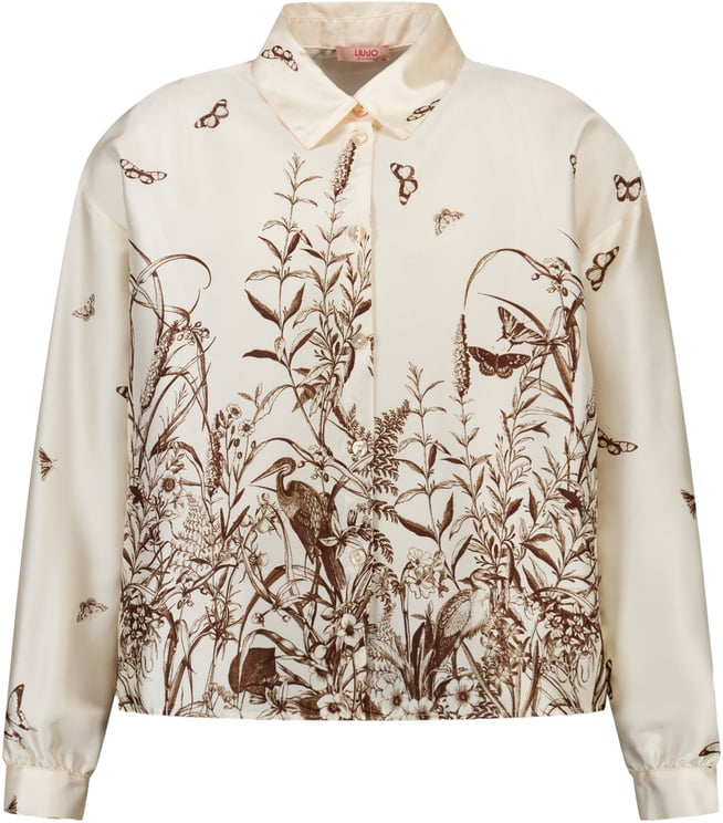 Liu Jo Liu Jo Kinder Meisjes Blouse In Off White