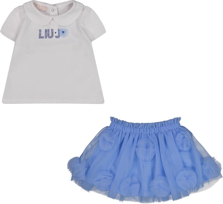 Liu Jo Liu Jo Baby Meisjes Setje In Licht Blauw