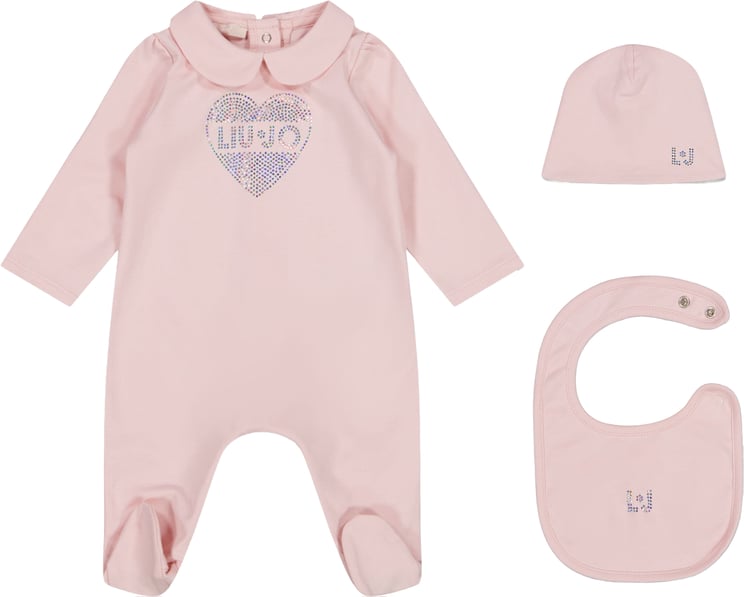 Liu Jo Liu Jo Baby Meisjes Boxpakje In Licht Roze