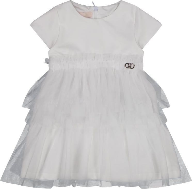 Liu Jo Liu Jo Baby Meisjes Jurk In Wit