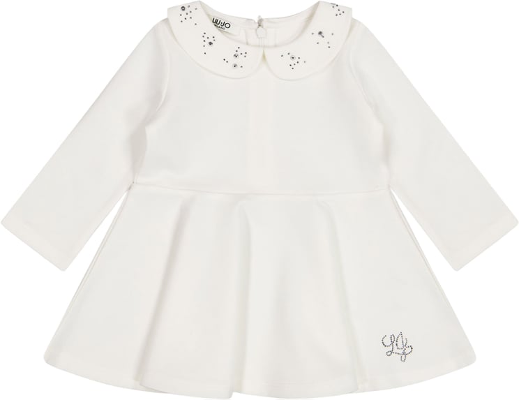 Liu Jo Liu Jo Baby Meisjes Jurk In Off White