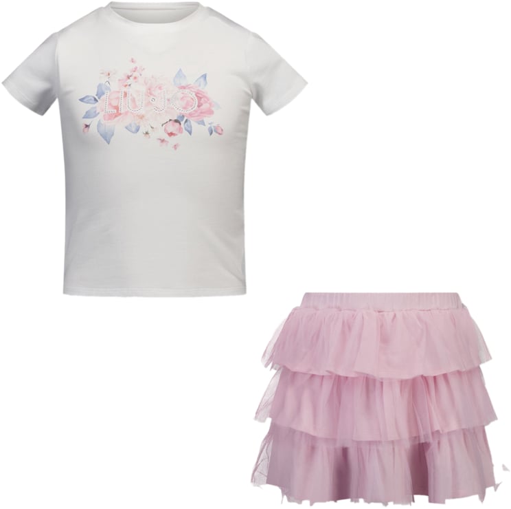 Liu Jo Liu Jo Kinder Meisjes Setje In Wit