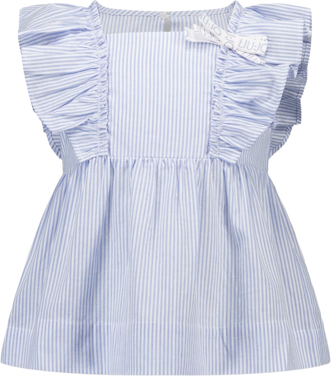Liu Jo Liu Jo Kinder Meisjes T-Shirt In Licht Blauw