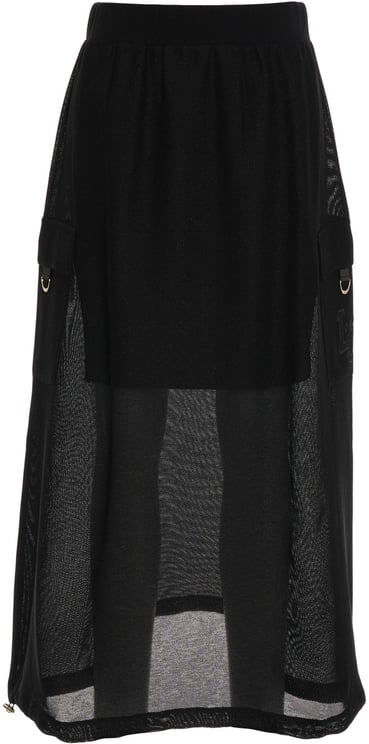 Liu Jo Mesh maxi skirt