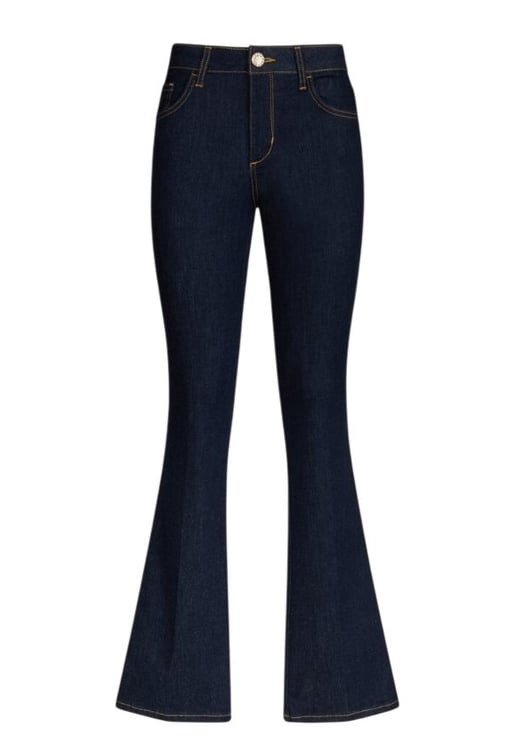 Liu Jo High-Waisted Bootcut Jeans With Adjustable Logo Belt