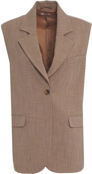 Liu Jo Oversize single-breasted vest