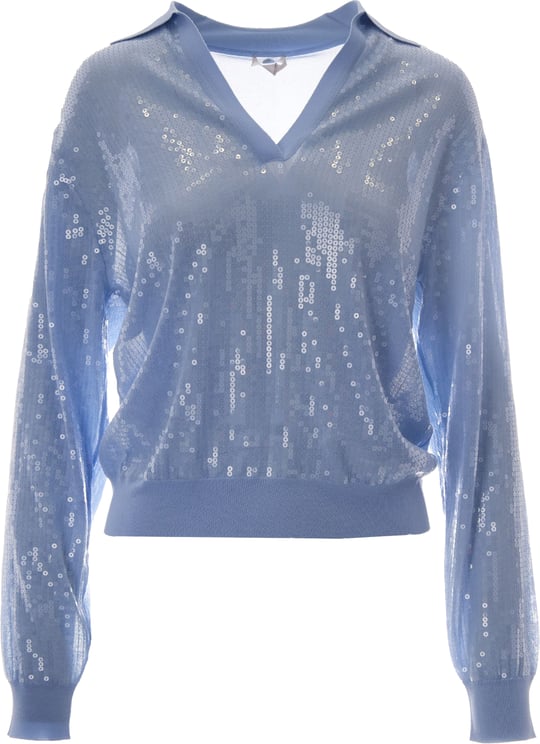 Liu Jo Top Blue Bell Sequins