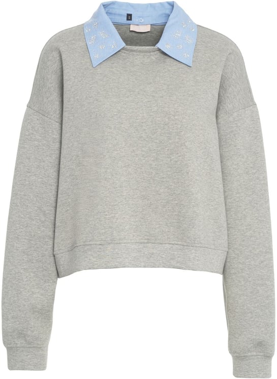 Liu Jo Sweatshirt with rhinestones