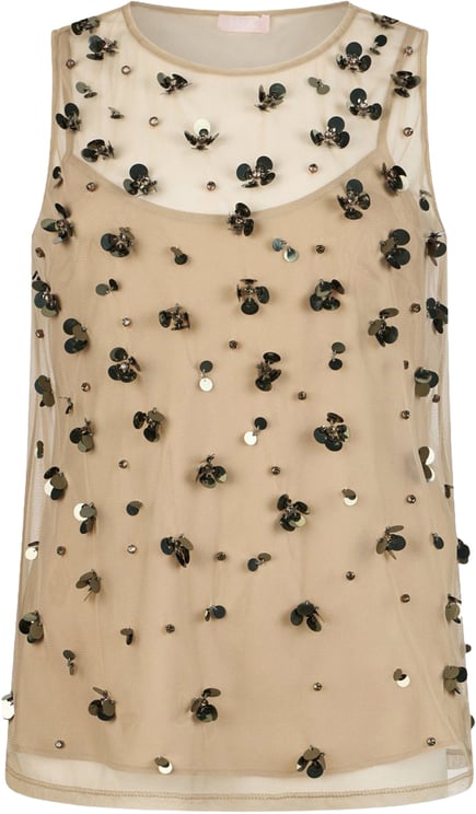 Liu Jo Top Dk.Olive Embroiderie