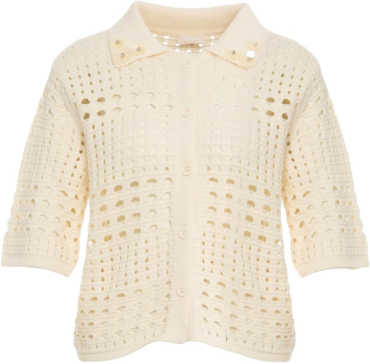 Liu Jo Openwork knit cardigan