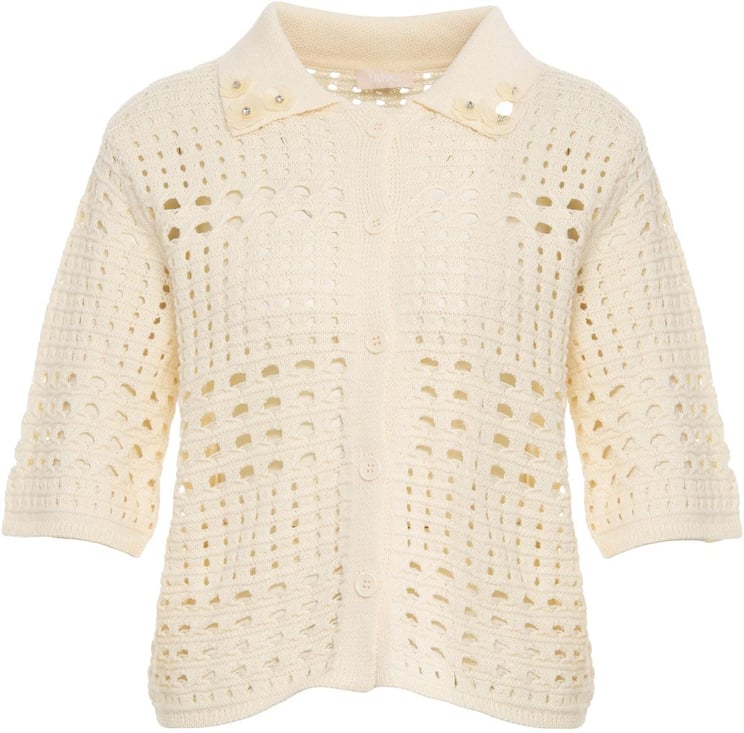 Liu Jo Openwork knit cardigan
