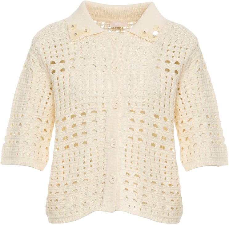Liu Jo Openwork knit cardigan