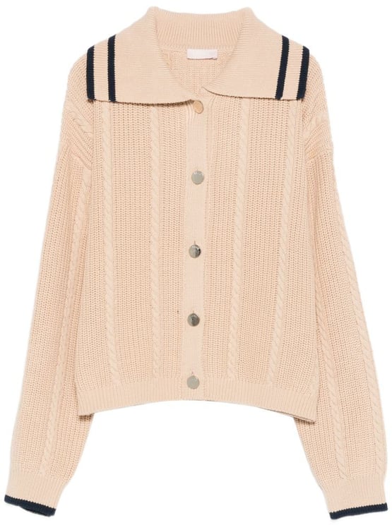 Liu Jo Sweaters Cream Beigenavy