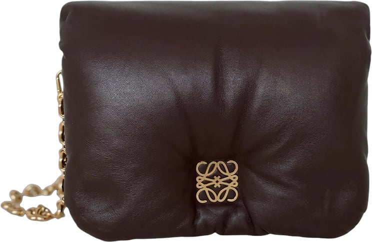 Loewe Loewe Goya Puffer Schultertasche dark chocolate / sehr gut