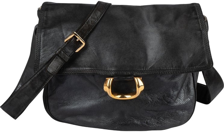 Loewe Loewe Leather Vintage D-Ring Flap Crossbody Bag