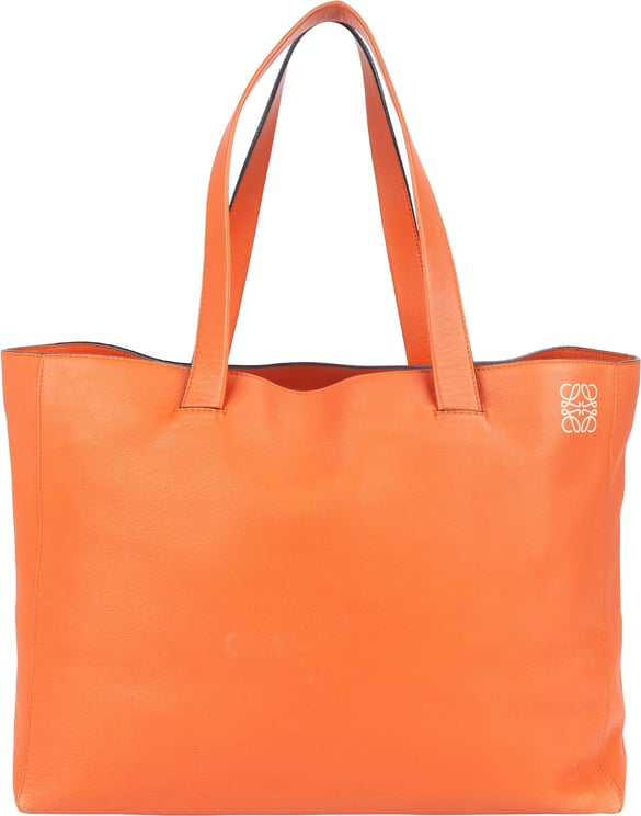 Loewe Loewe Leather Anagram Large Tote Shoulder Bag