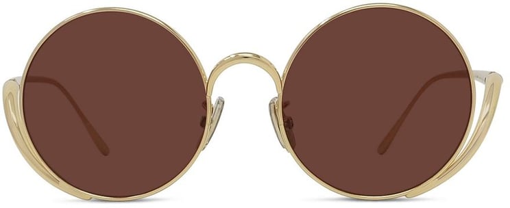 Loewe Round Sunglasses LW40187U Gold