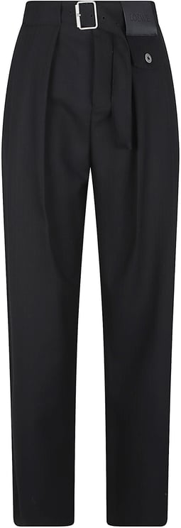 Loewe Lightweight Wool Crepe Trousers