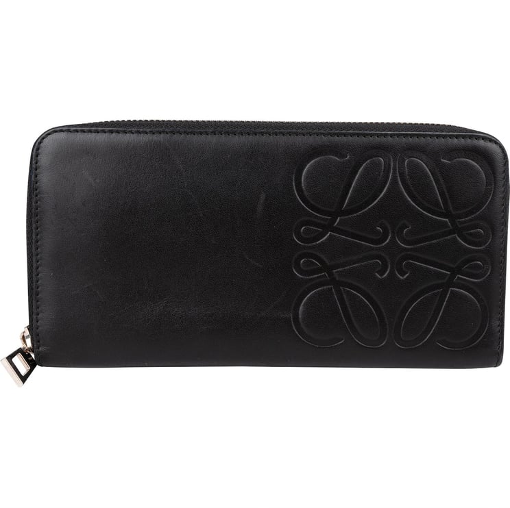 Loewe Loewe Leather Anagram Zip Around Wallet