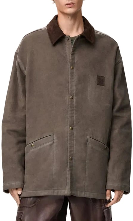 Loewe OVERSHIRT KHAKI BROWN