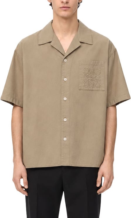Loewe SHORT SLEEVE SHIRT BEIGE