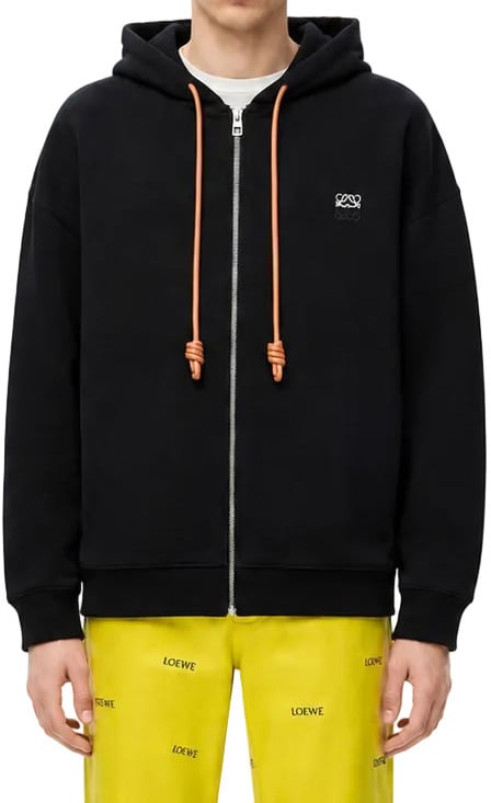 Loewe ZIP-UP HOODIE BLACK