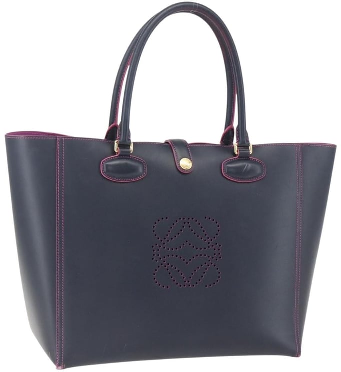 Loewe Loewe Leo Shopper Tote Perforated Leather Medium