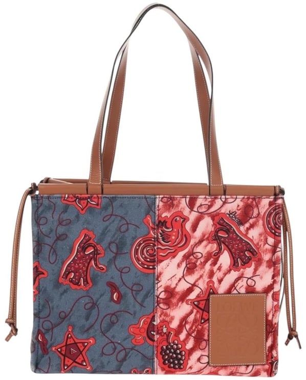 Loewe Loewe Paula's Ibiza Cushion Tote Printed Canvas Small