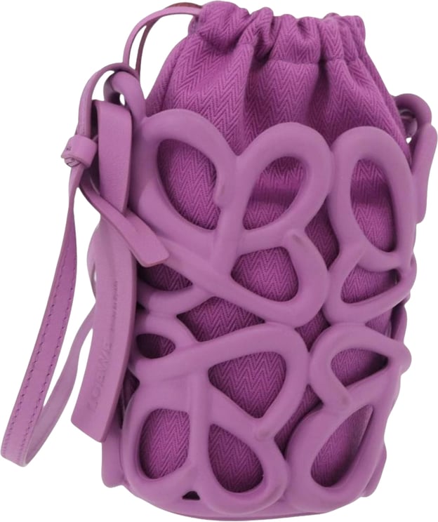 Loewe Loewe Anagram Inflated Pocket Canvas and silicon