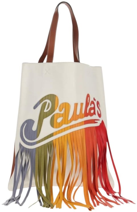 Loewe Loewe Paula's Ibiza Fringe Tote Leather