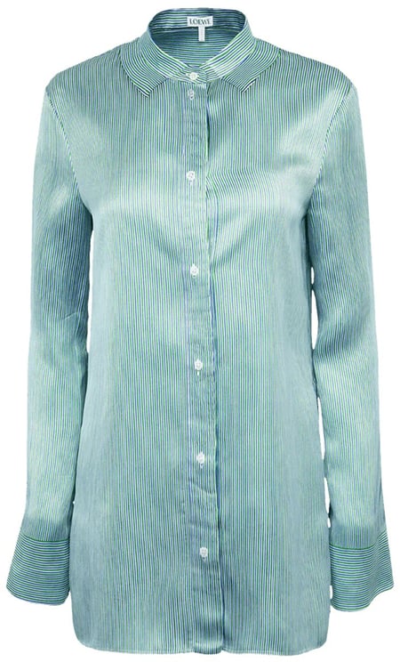 Loewe Loewe Silk Blend Striped Shirt