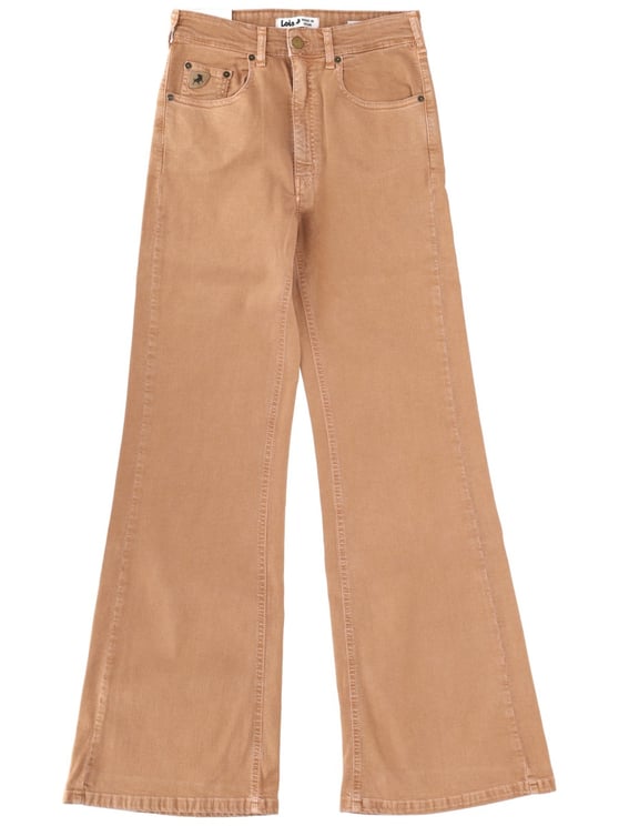 Lois Jeans Palas High-Rise Cotton-Blend Flare Jeans