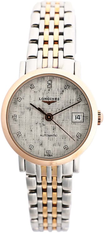 Longines Longines Elegant L4.309.5 GP×SS AT Watch with Silver Dial