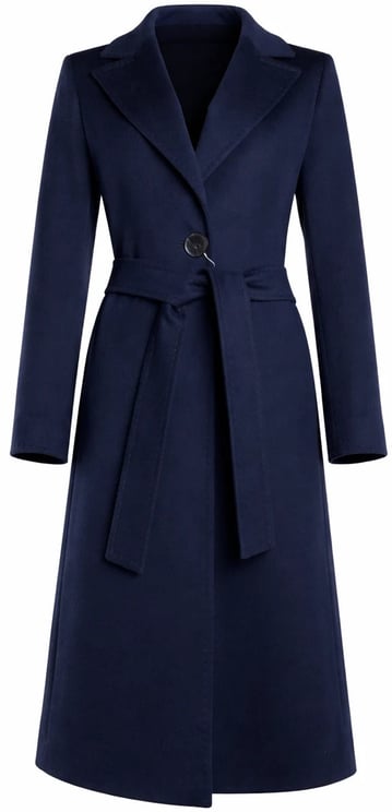 Loro Piana Loro Piana Fabric Coats Blue Woman