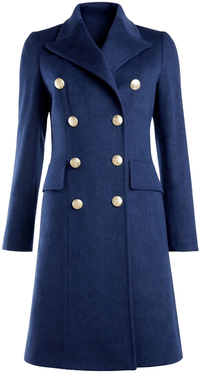 Loro Piana Loro Piana Fabric Coats Blue Woman